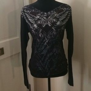 Sinful long sleeve shirt, large
